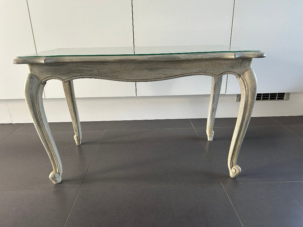 salon of bijzet tafel, Gebruikt, Landelijk, 75 cm of meer, Rechthoekig