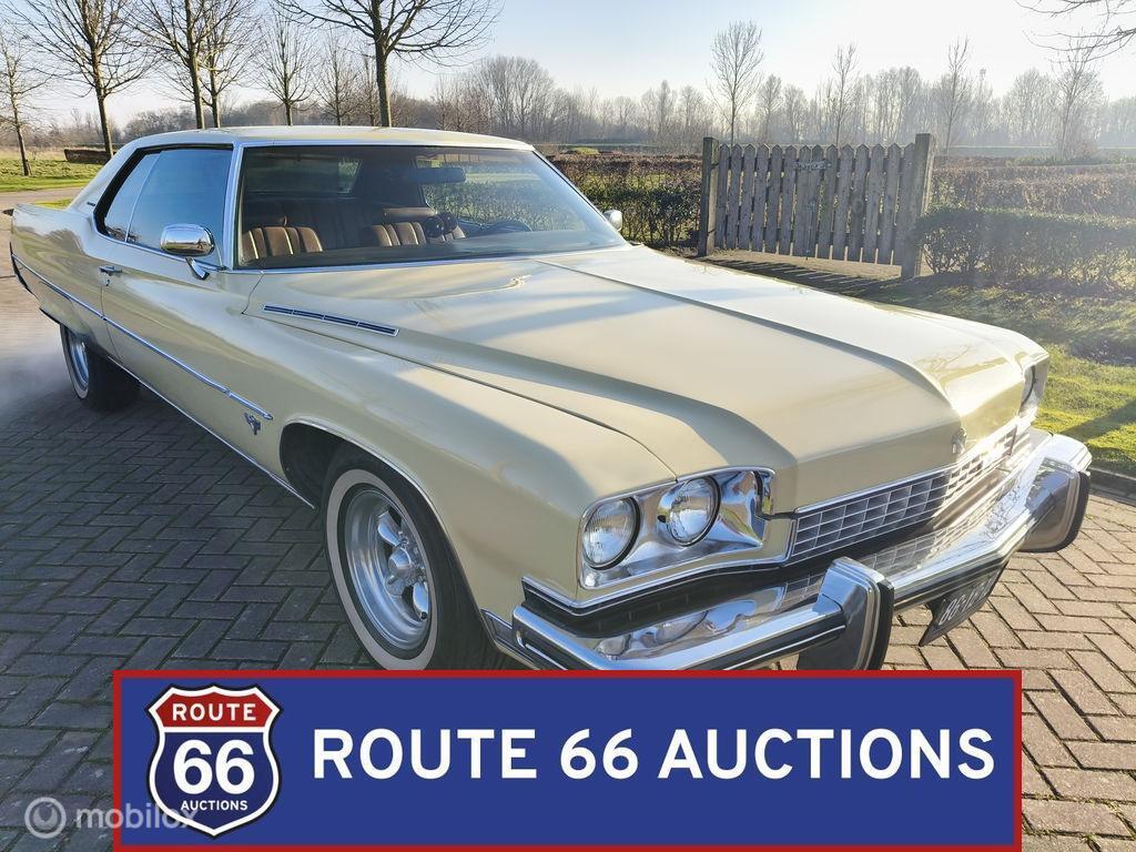 Buick Electra 225 Coupe | 1973 | Route 66 Auctions, Zwart, Bedrijf, Handgeschakeld, Buick