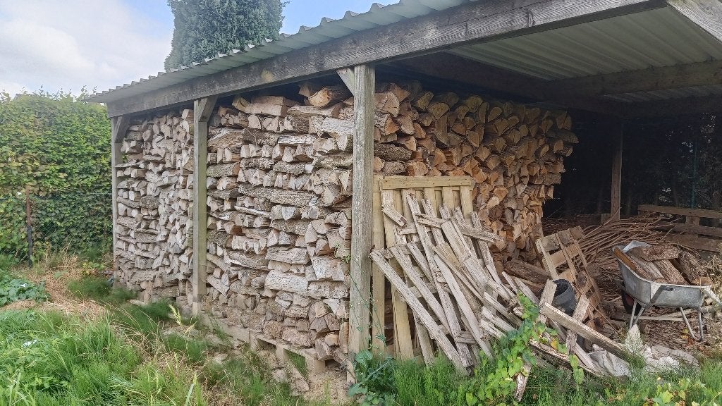 15 m2. Brandhout eik, gekloven., 6 m³ ou plus, Enlèvement, Chêne, Bûches