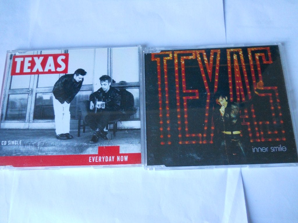 2 MAXI SINGLES - TEXAS, Cd's en Dvd's, Ophalen of Verzenden, Zo goed als nieuw, Pop, Eerste persing
