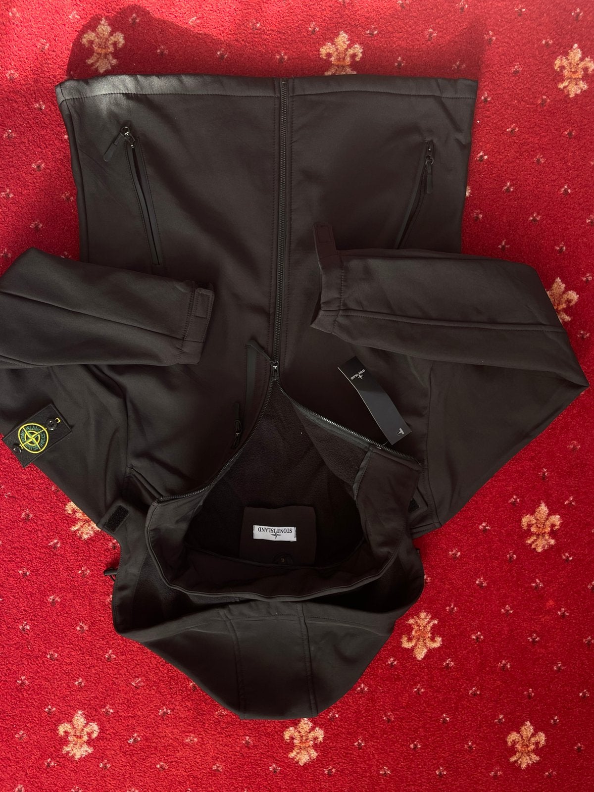 Veste softshell Stone Island en taille L., Enlèvement ou Envoi, Comme neuf, Avec capuche, L