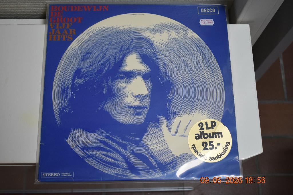2 LP's : "Boudewijn De Groot", Cd's en Dvd's, Vinyl | Nederlandstalig, Beschermende buitenhoes, Ophalen of Verzenden, Gebruikt