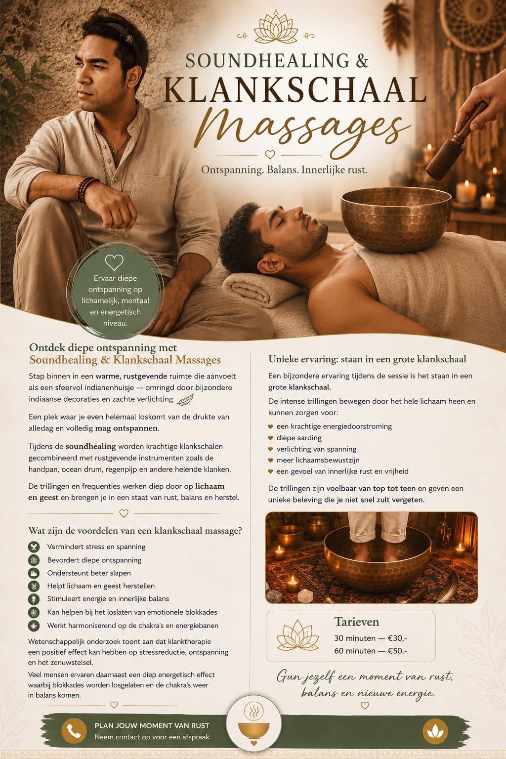 Sound Healing: Klankschalen Massage, Overige massages