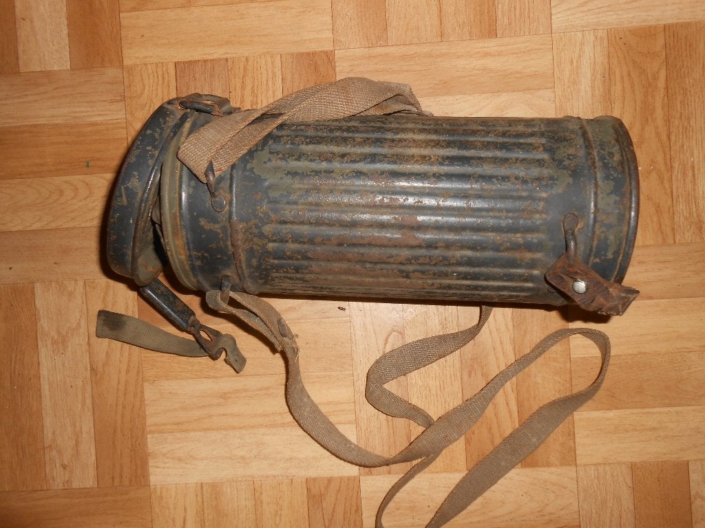 Masque à gaz 14 Bttr Fallschirm Flak Rgt 12 II Flakkorps ww2, Collections, Enlèvement, Armée de l'air, Autres types