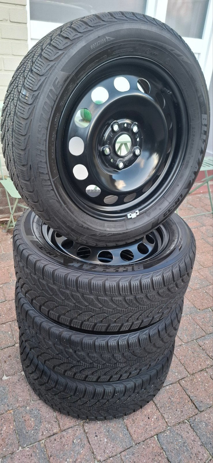 kit hiver vw audi skoda 5x112 pneus 205-55-16 bridgestone, Pneus hiver, 16 pouces, Pneu(s), Enlèvement