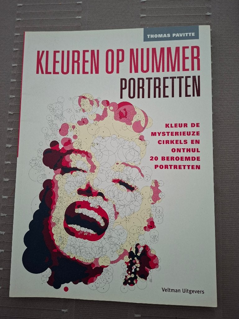 kleuren op nummer portretten, Hobby & Loisirs créatifs, Dessin, Enlèvement, Utilisé, Papier, Carnet de croquis ou à dessin