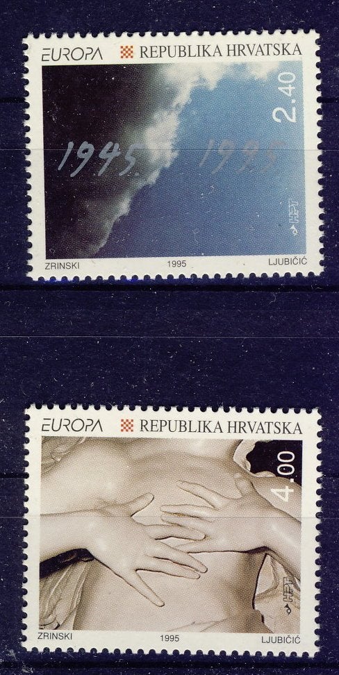 Kroatië 1995 - CEPT nr 319 - 320 **, Verzenden, Postfris