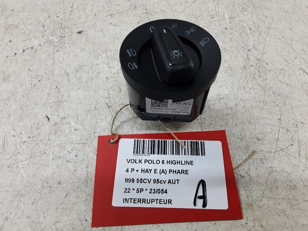 COMMUTATEUR Volkswagen Polo VI (AW1) (5G0941431AP), Volkswagen, Mevr. I. Hauben, Utilisé, Rue de l'Espoir 34 34
4030  GRIVEGNÉE, BE