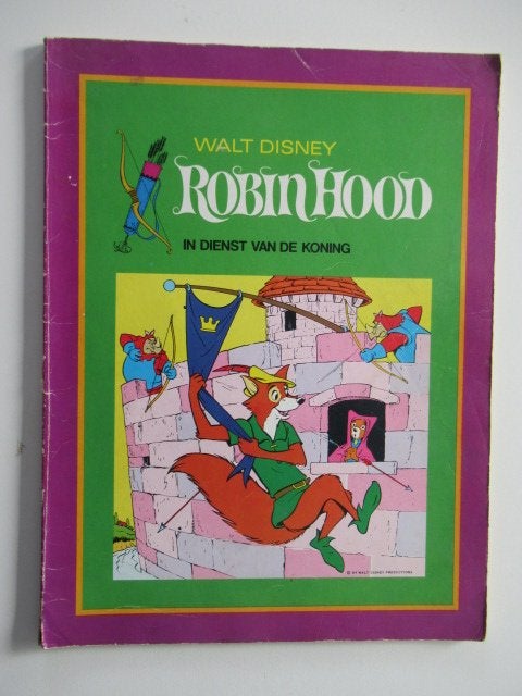 walt disney...robin hood...in dienst van de koning.......1st, Ophalen of Verzenden, Gelezen