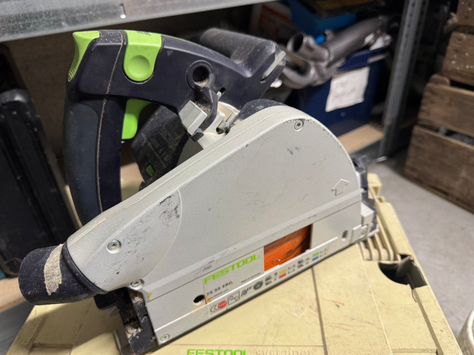 Festool invalzaag + rail, Enlèvement, Utilisé, Scie plongeante
