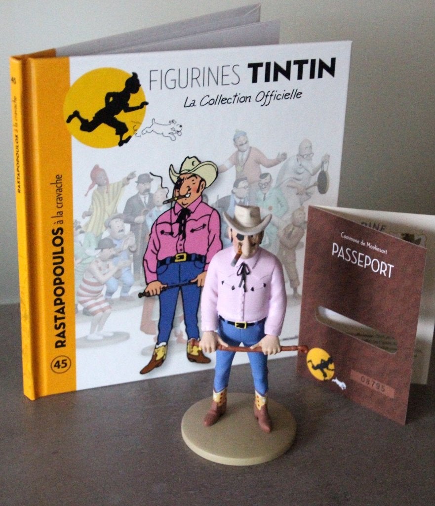 Moulinsart figurine n 45 Rastapopoulos Tintin Hergé Kuifje, Envoi, Tintin, Comme neuf