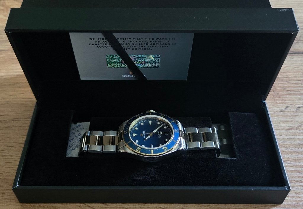 Solmani Mare No. 1 duikhorloge - 42 mm - 4DSUAST (nieuw), Handtassen en Accessoires, Horloges | Heren, Ophalen of Verzenden, Nieuw