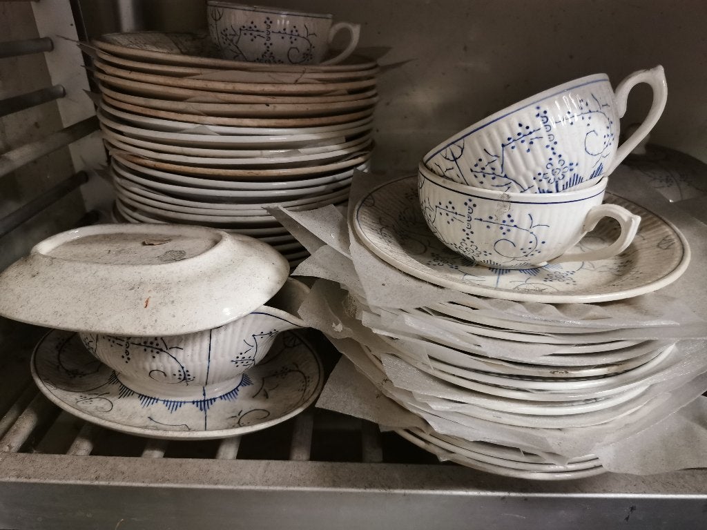 Authentieke borden stijl "Delfts Blauw", Maison & Meubles, Cuisine | Vaisselle, Service complet, Enlèvement, Utilisé, Campagne/Folklorique