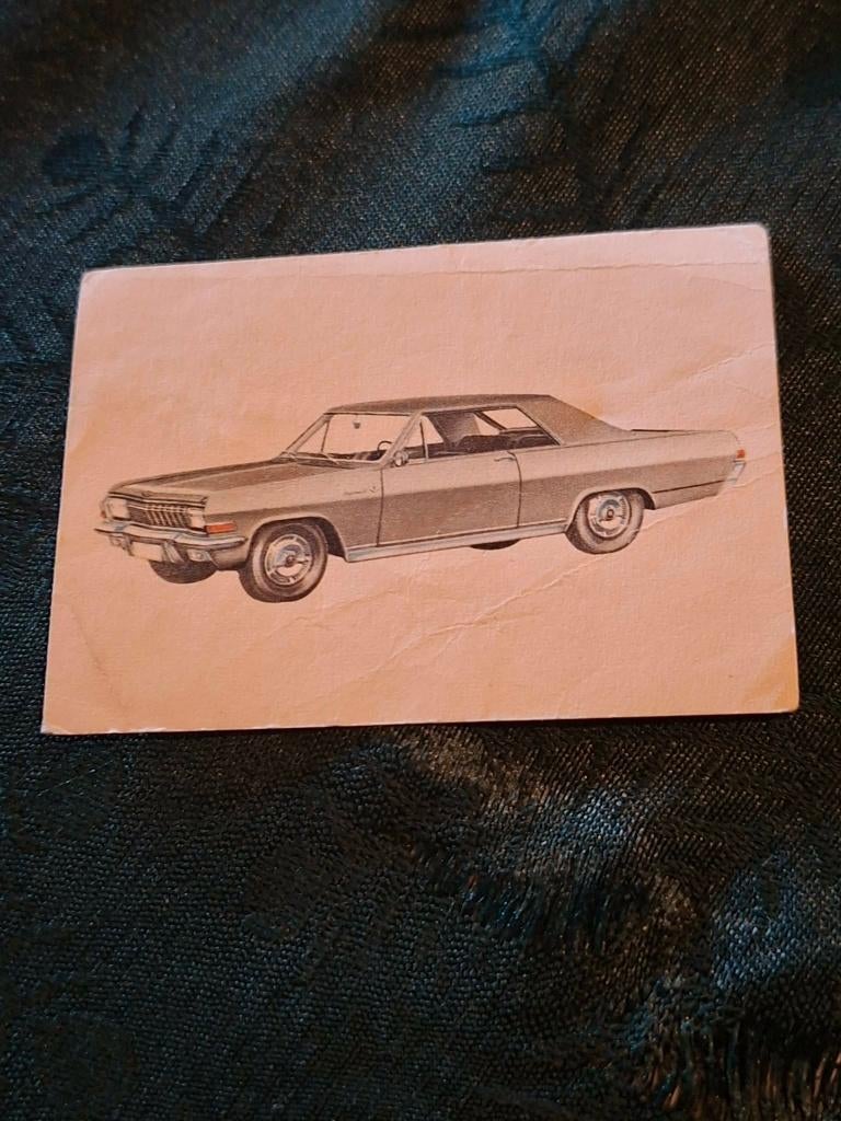 Prentje/Chromo : Opel Diplomat Coupé/Chocolade Jacques, Enlèvement ou Envoi, Gravure, Utilisé, 1940 à 1960