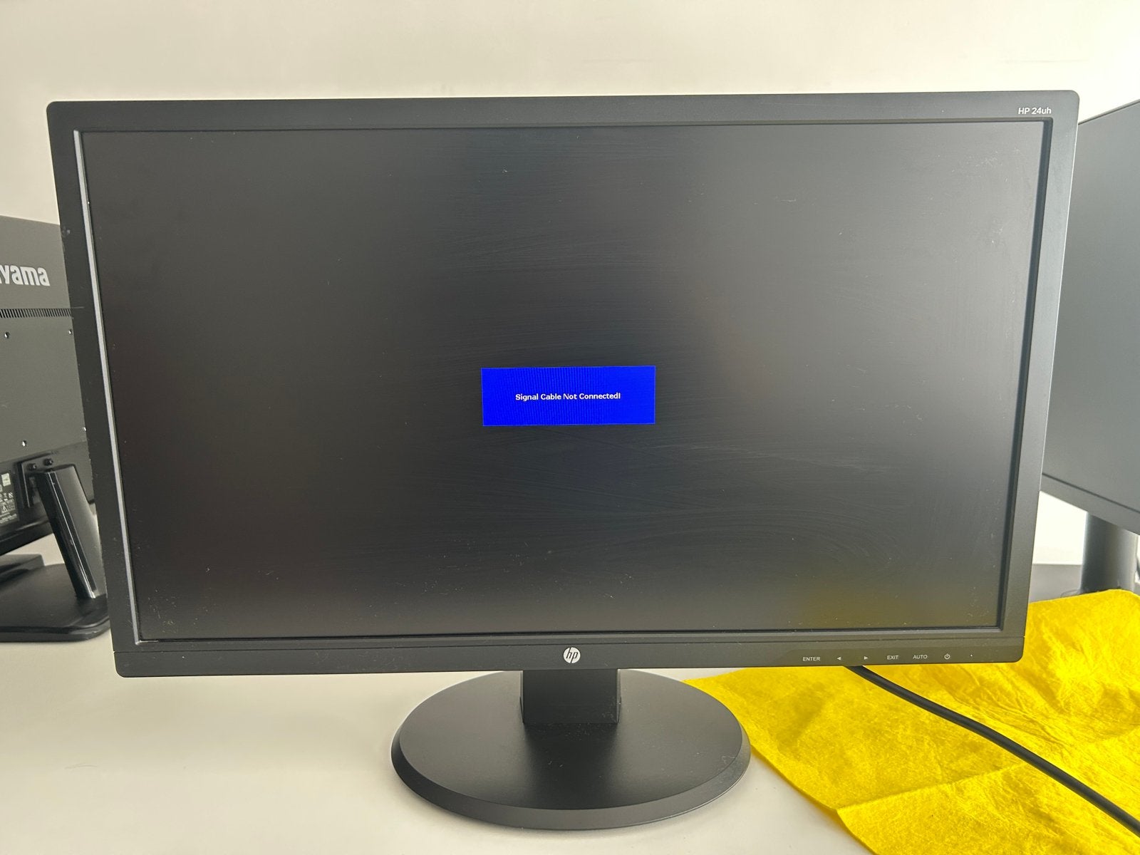 HP 24uh - 24 inch Full HD Monitor - Zwart, Computers en Software, Monitoren, Zo goed als nieuw, 60 Hz of minder, DVI, HDMI, VGA