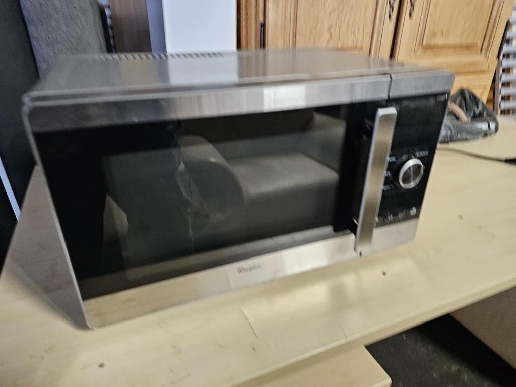 Micro-ondes combiné Whirlpool GT 290 IX inox, Enlèvement ou Envoi, Utilisé, À Poser, Micro-ondes