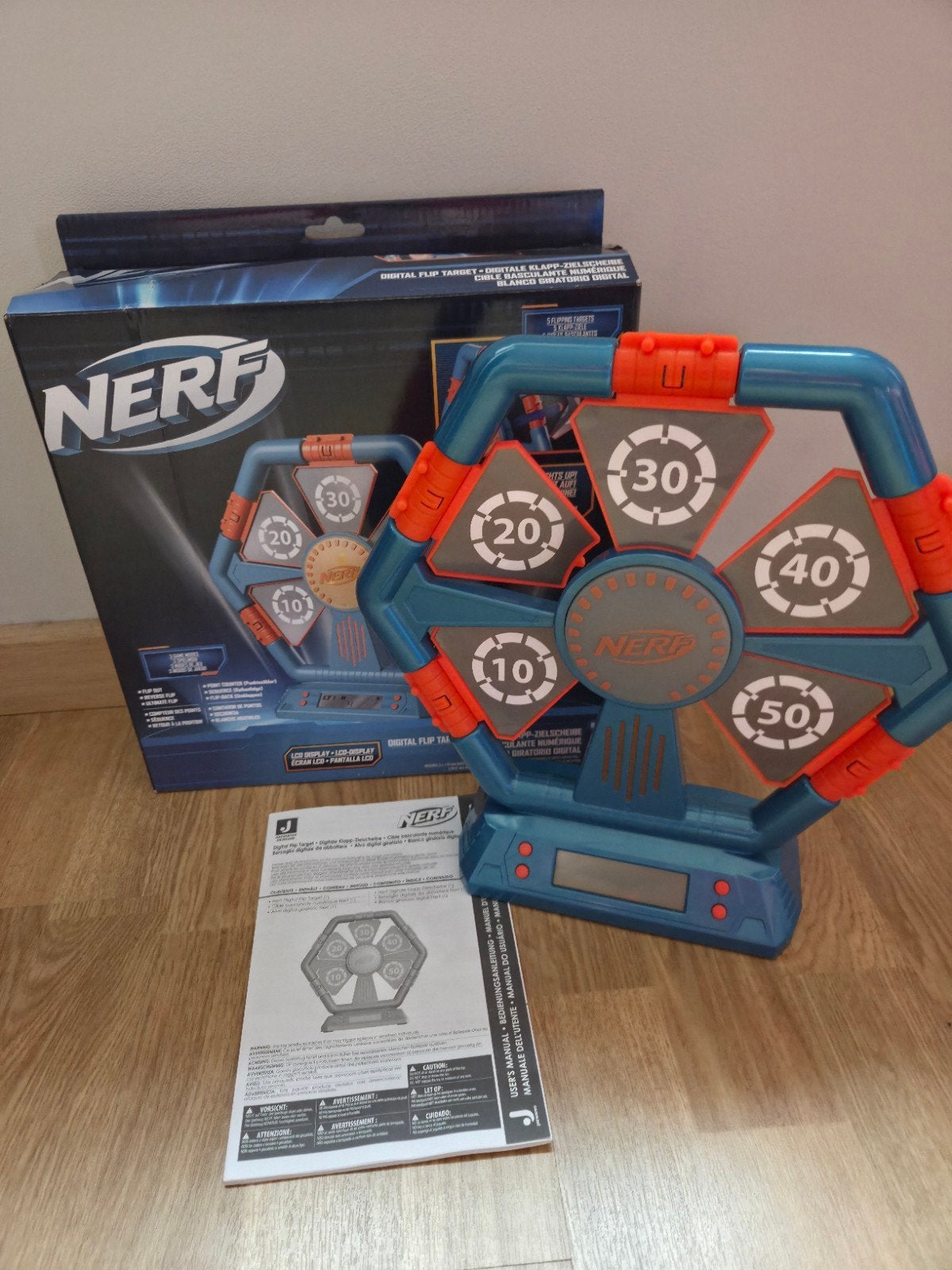 Nerf schietschijf, Ophalen