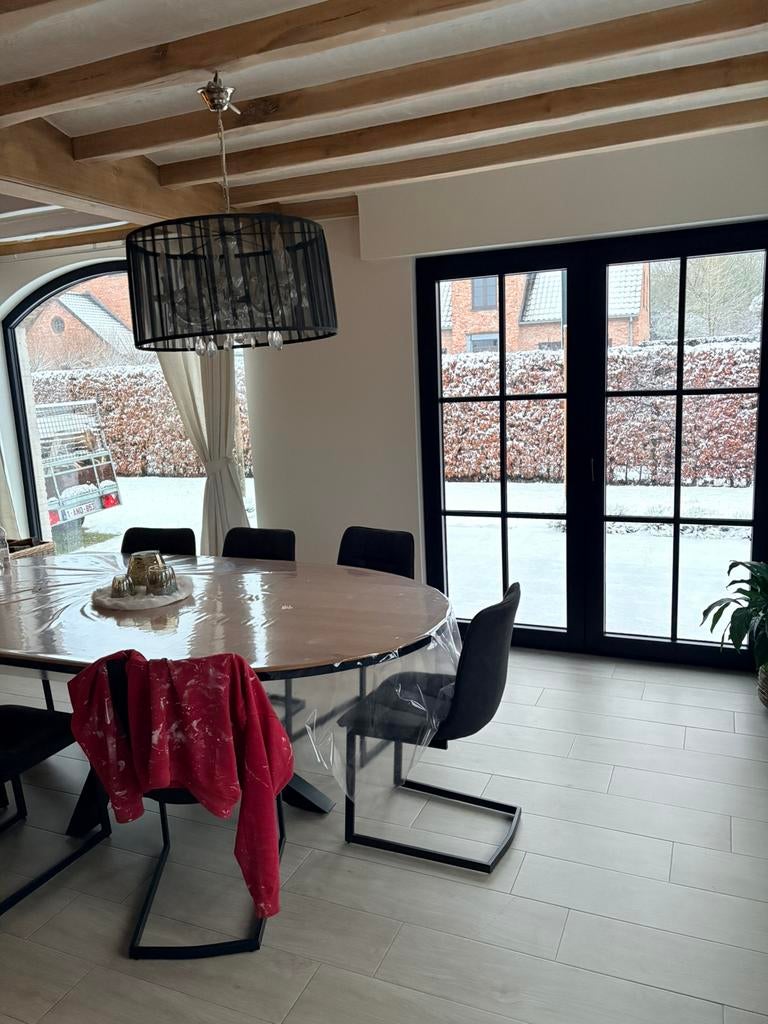 Luchter met lampen, Huis en Inrichting, Ophalen, Zo goed als nieuw
