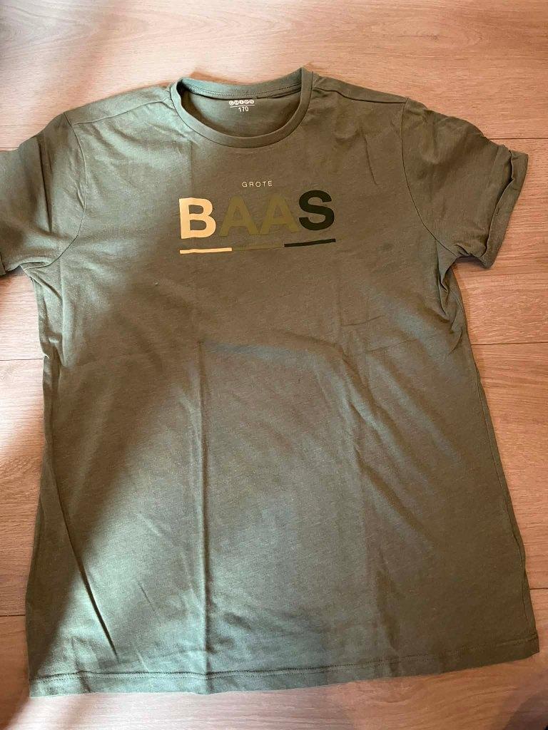 tshirt groen jbc baas 170, Kinderen en Baby's, Kinderkleding | Maat 170, Gebruikt, Ophalen of Verzenden, Shirt of Longsleeve, JBC.