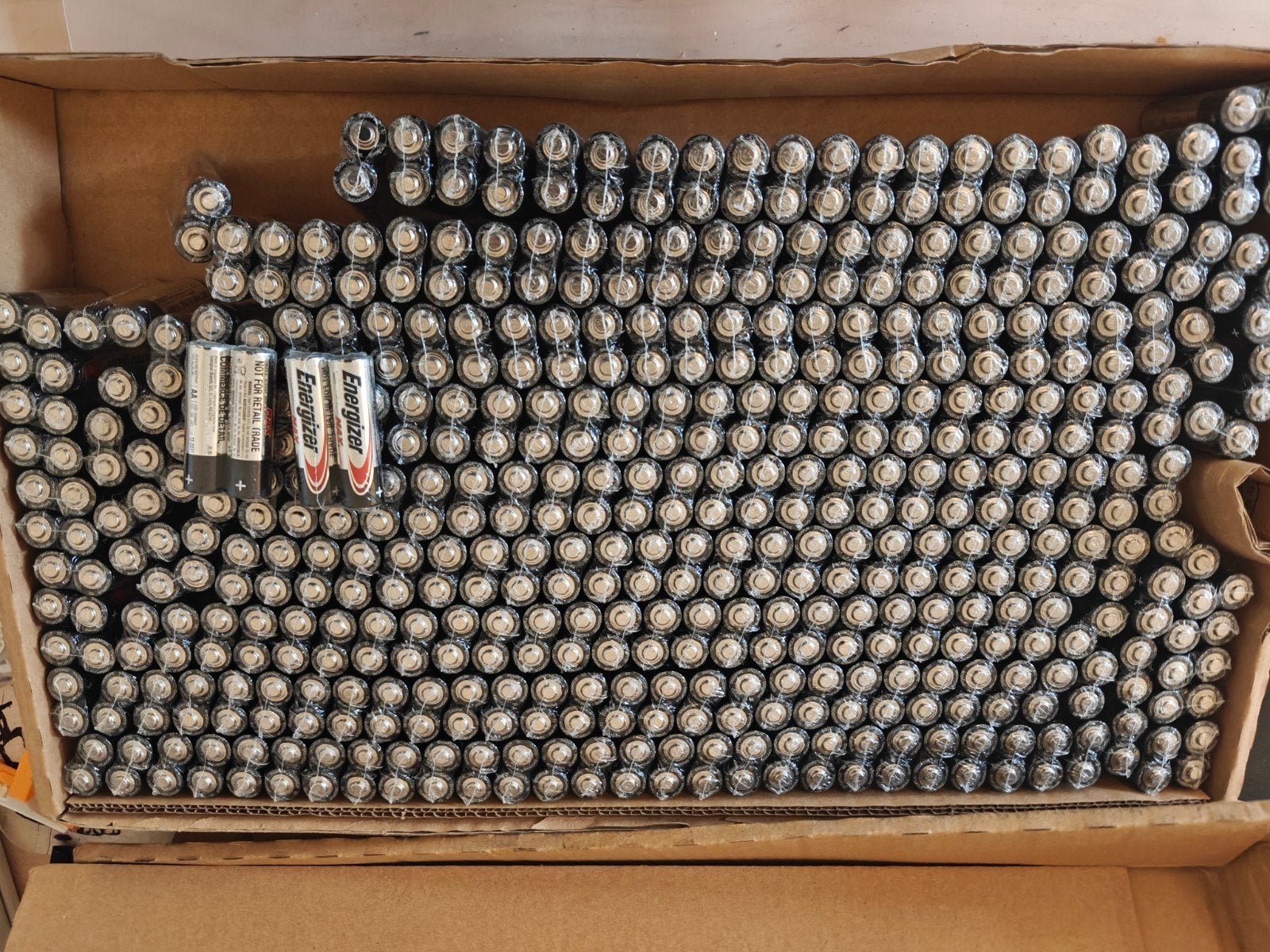 AA batterijen, Ophalen, Nieuw