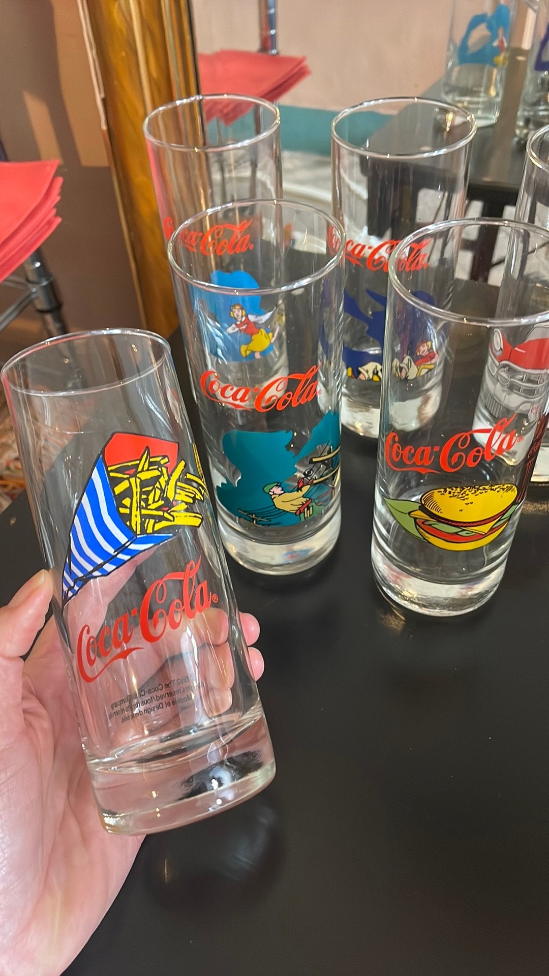 Verres Coca-Cola collection annees 90, Collections, Enlèvement, Comme neuf