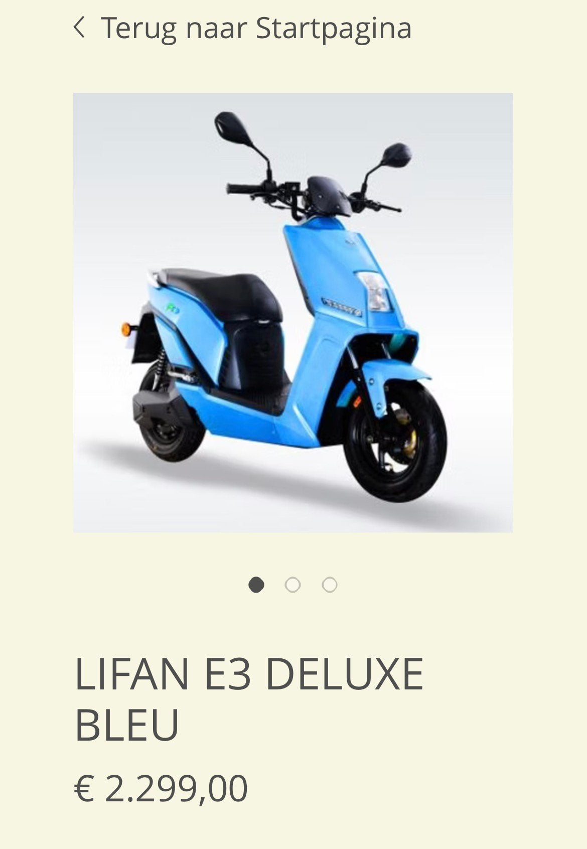 Lifan e3, Vélos & Vélomoteurs, Vélomoteurs & Scooters bridés, Utilisé, Autres marques, Électrique, Enlèvement