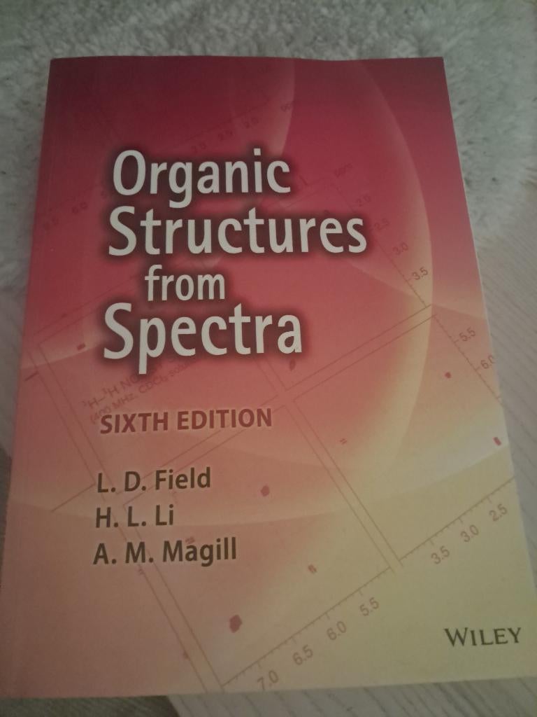 Organic structures from spectra, Boeken, Schoolboeken, Ophalen