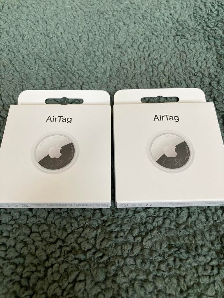 Apple airtag 2 stuks nieuw., Telecommunicatie, Mobiele telefoons | Apple iPhone, Ophalen of Verzenden, Nieuw