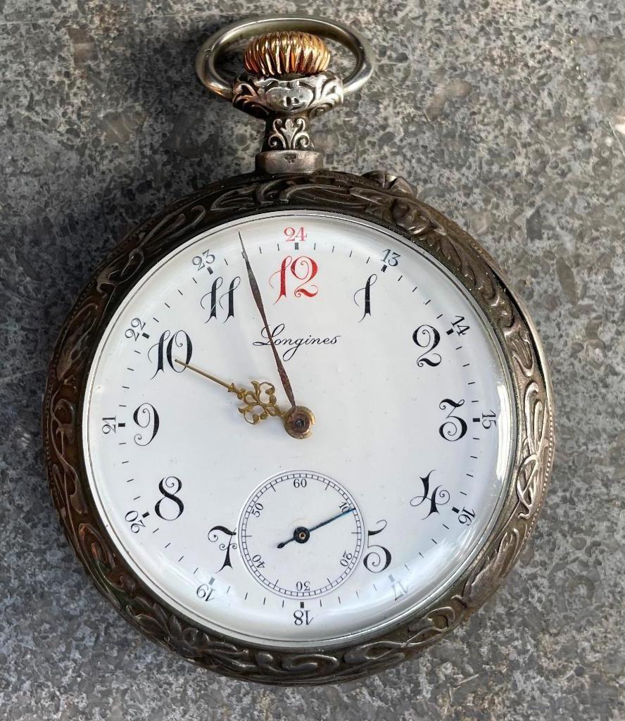 Montre LONGINES prix du tir du gouvernement, Bijoux, Sacs & Beauté, Enlèvement, Omega, Montre de poche, Acier