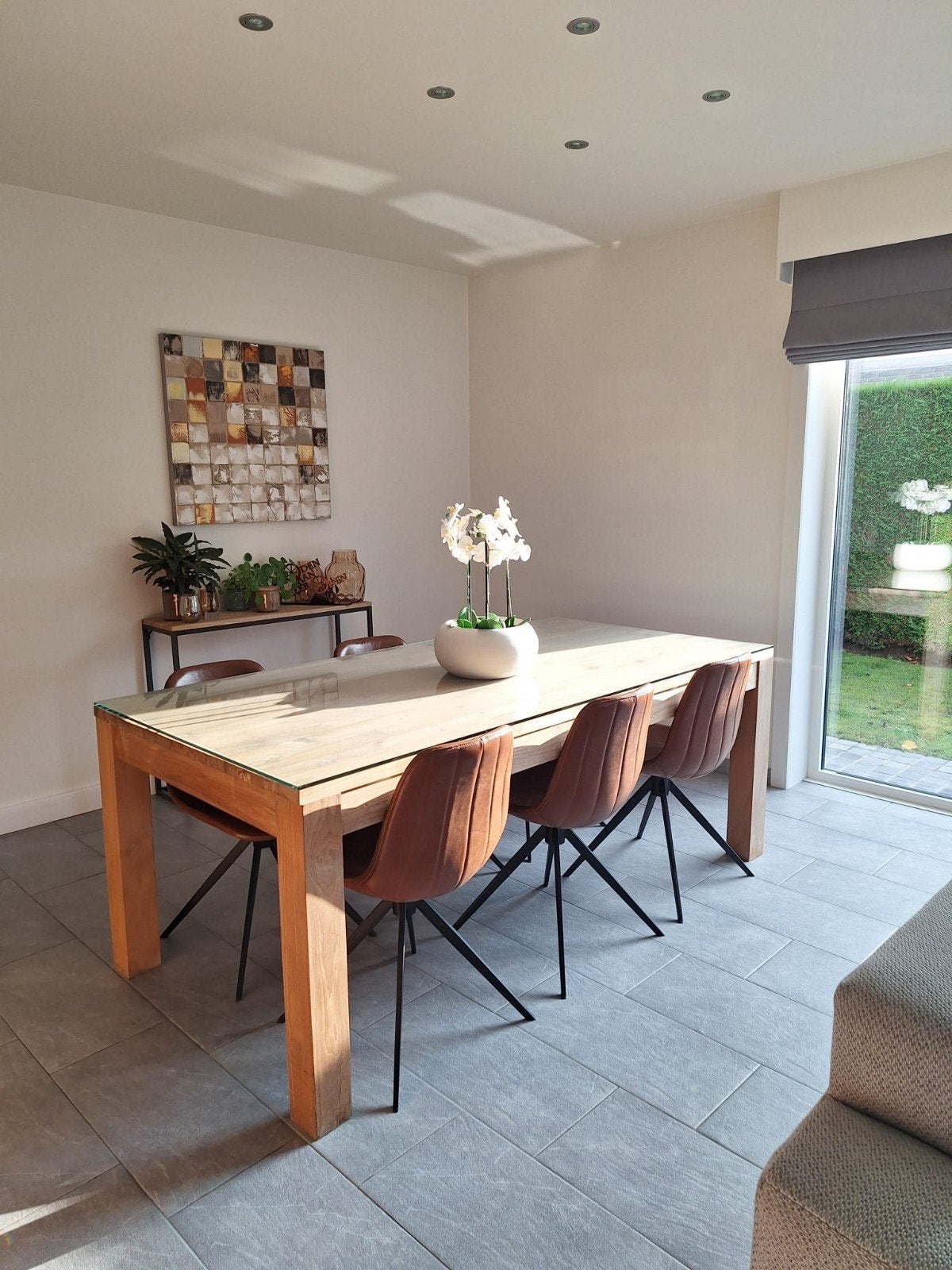 Tafel teak in perfecte staat!, Huis en Inrichting, Tafels | Eettafels, Ophalen