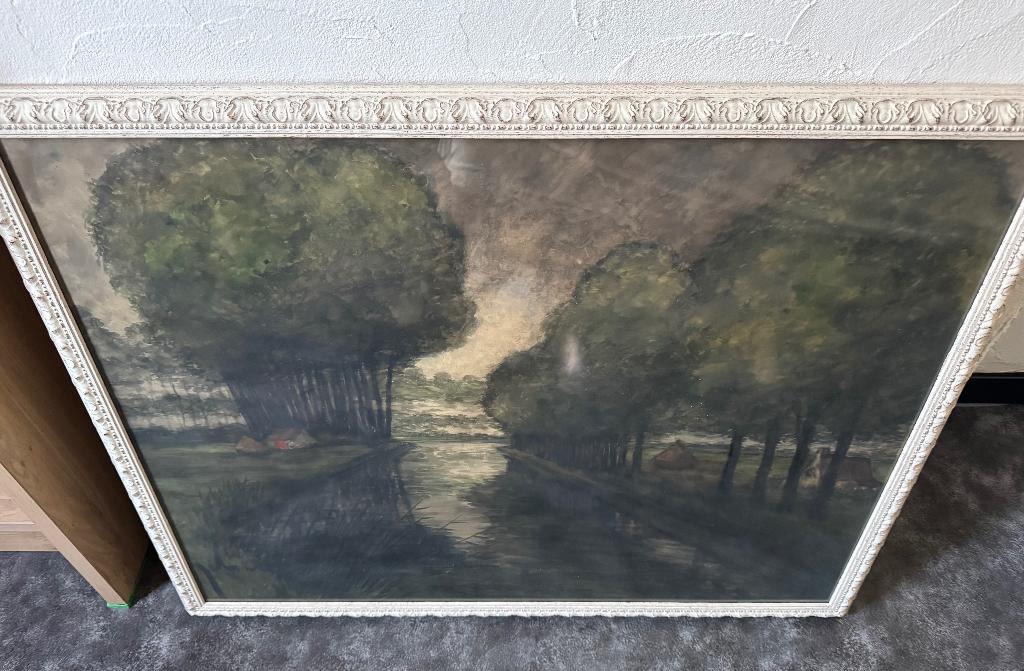 Romantisch landschapsschilderij van Theo Idzerda, Enlèvement