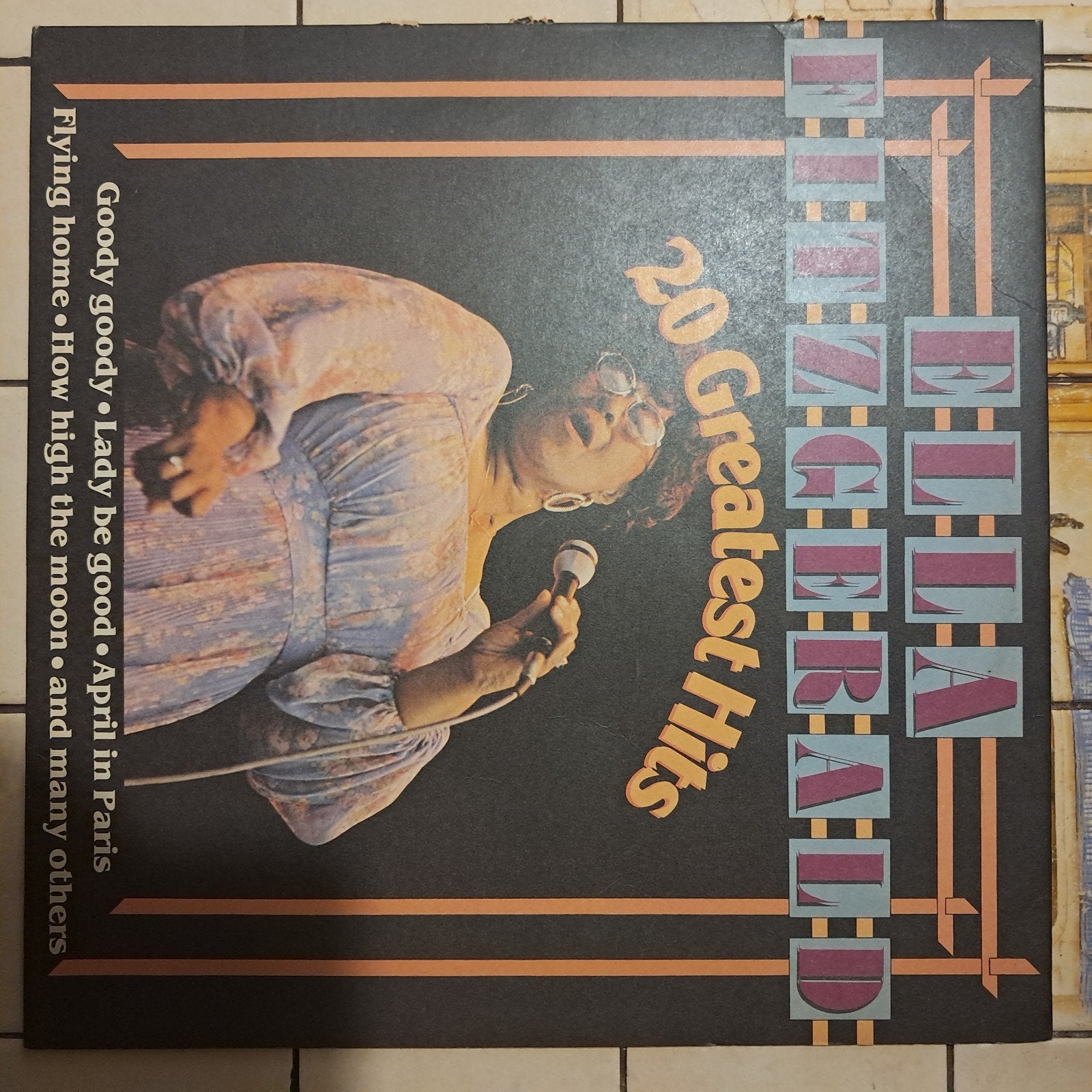 LP ELLA FITZGERALD 1982, Enlèvement, LP