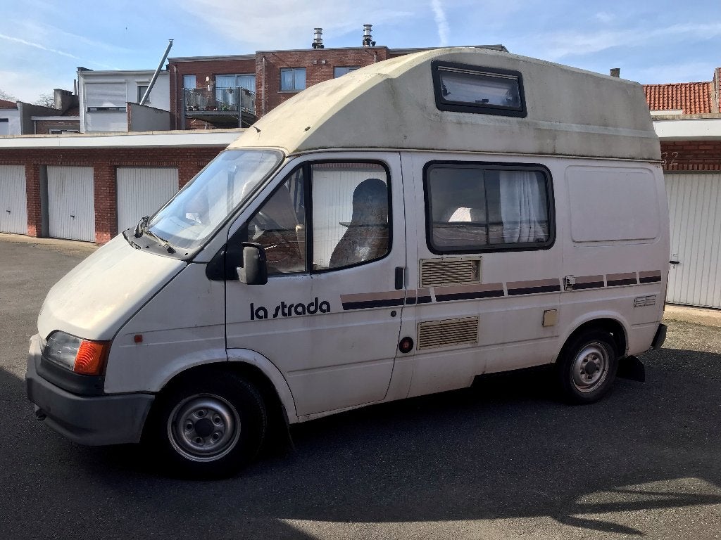 Ford Transit originele La Strada 2.5 diesel, Caravans en Kamperen, Mobilhomes, Ford, Particulier, Ford, Handgeschakeld