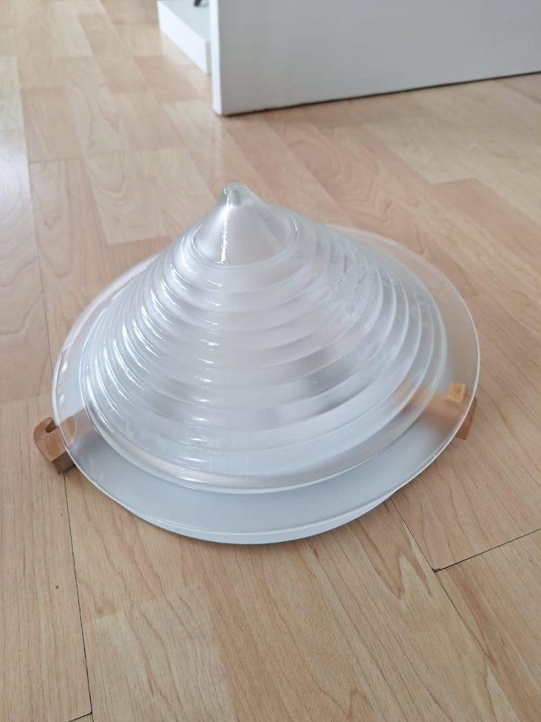 2 Plafonniers Ikéa vintage 1990, Ophalen, Zo goed als nieuw, Glas, Vintage