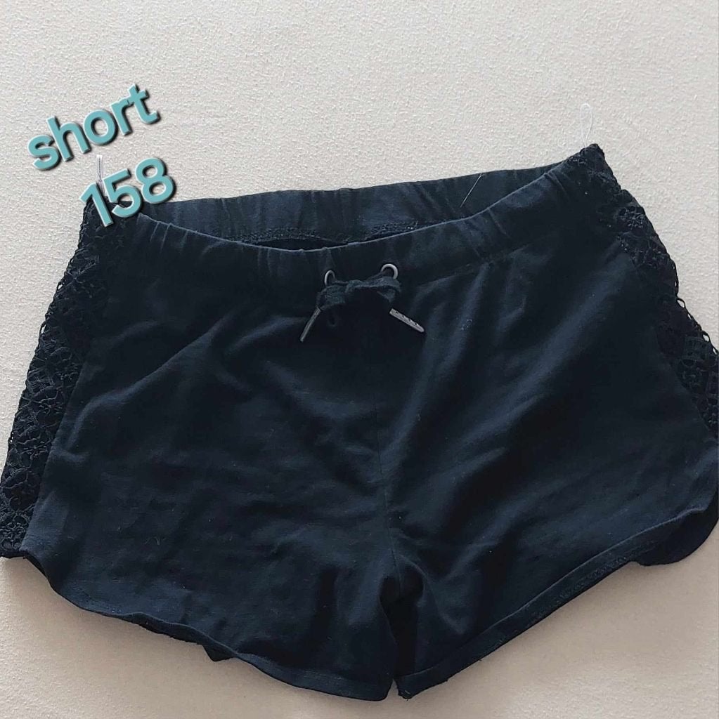 Hippe zwarte short meisje, C&A, maat 158, Kinderen en Baby's, Kinderkleding | Maat 158, Ophalen of Verzenden, C&A, Meisje