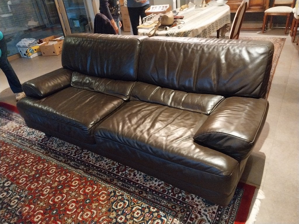 zetelset leder, Enlèvement, Utilisé, Cuir, Klassiek lederen zetelset