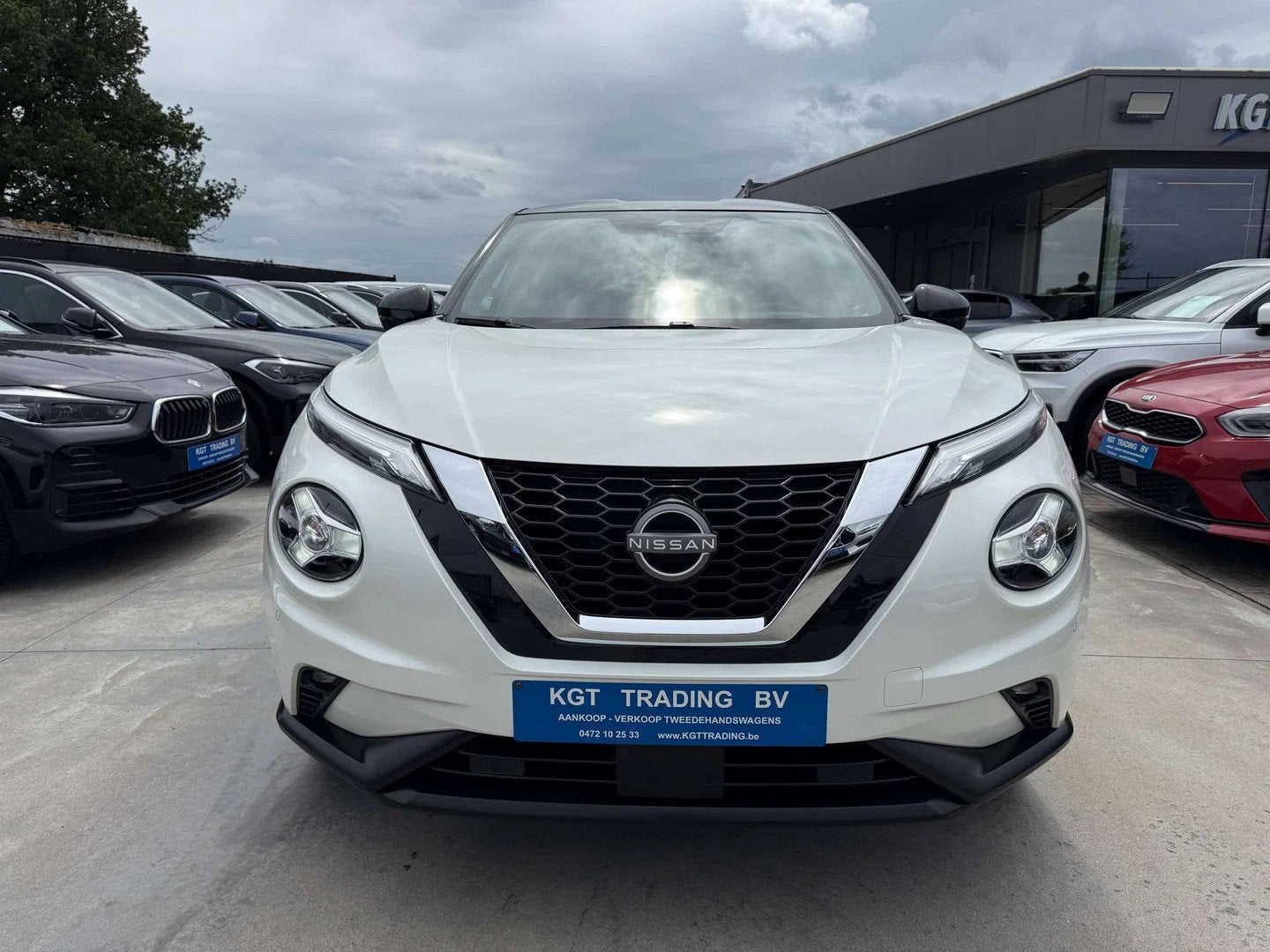 Nissan Juke 1.0i FULL LED NAVIGATIE LEDER CAMERA CARPLAY ALU, Auto's, Lichtsensor, Wit, Leder, Bedrijf