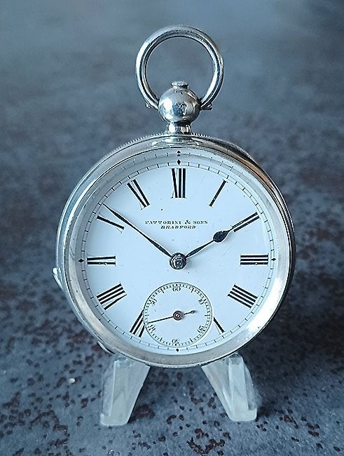 Montre de poche en argent Fattorini & Sons, Bradford, 1885, Bijoux, Sacs & Beauté, Montres | Anciennes | Antiquités, Autres marques