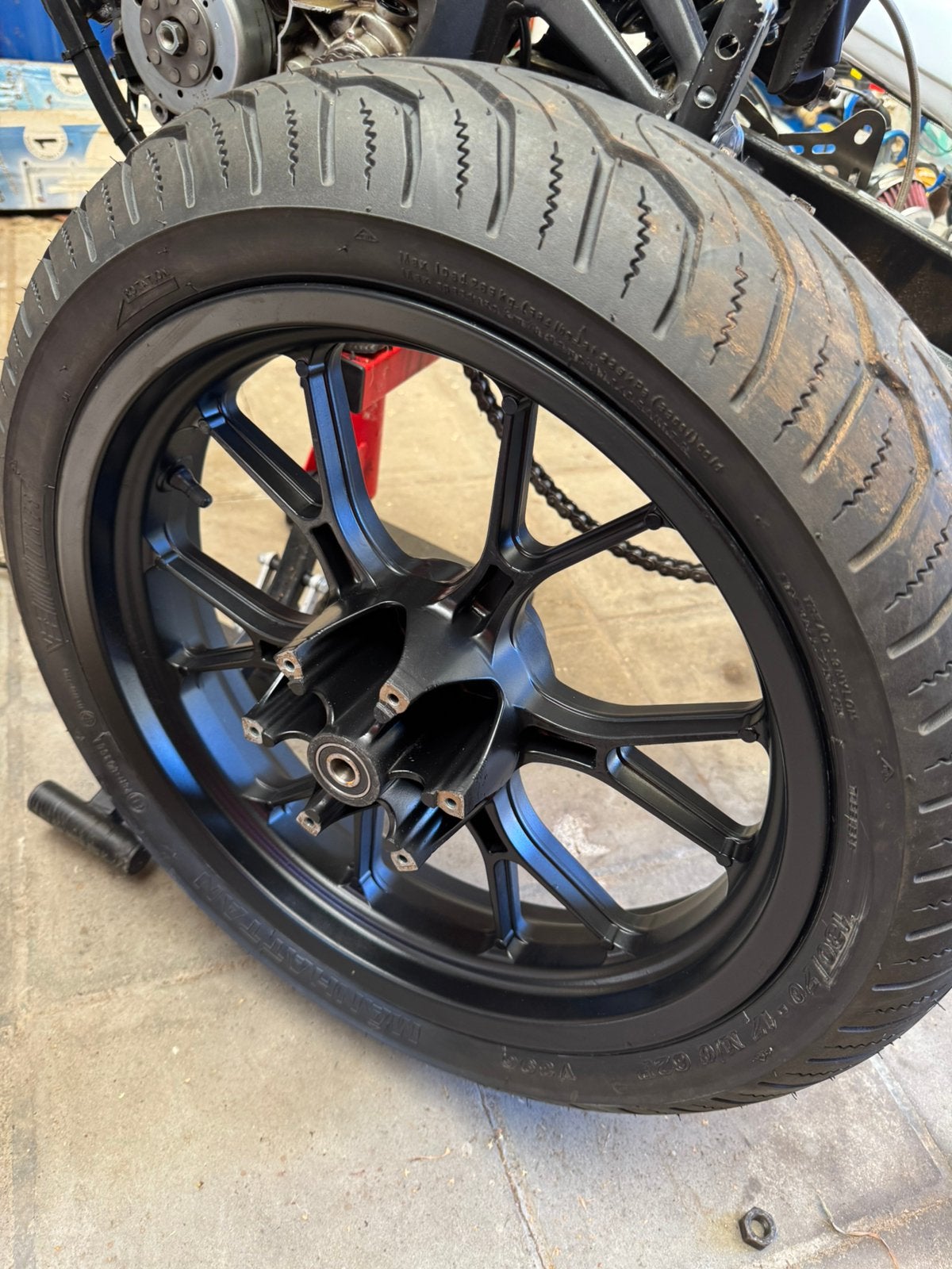 Derbi gpr velg, Motoren, Ophalen, Gebruikt