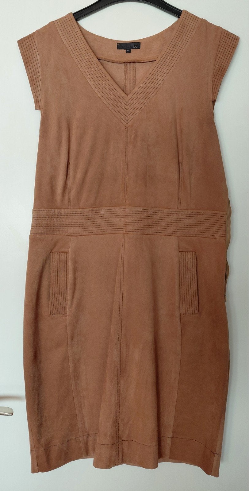 jurk suede JBC maat 44, Kleding | Dames, Jurken, JBC, Ophalen of Verzenden, Zo goed als nieuw, Maat 42/44 (L)