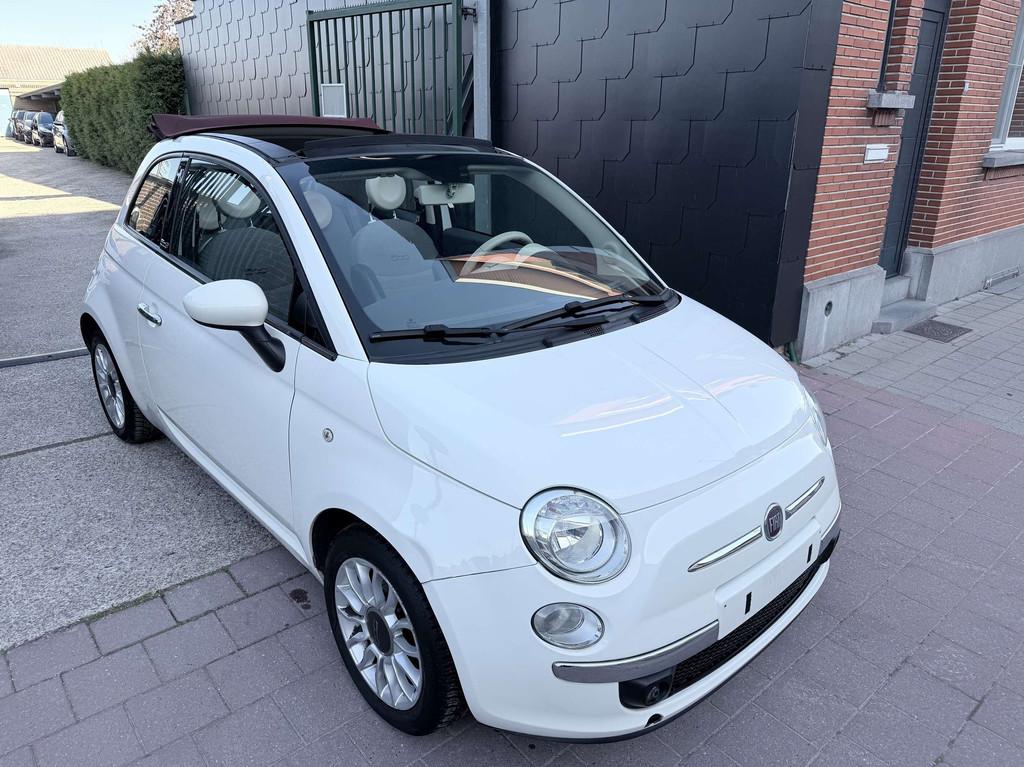 Fiat 500C 1.2 I Lounge Cabrio | Airco | PDC, Achat, https://public.car-pass.be/vhr/618783a7-35f7-4025-8ac2-dc580f2cb8a1, Euro 6