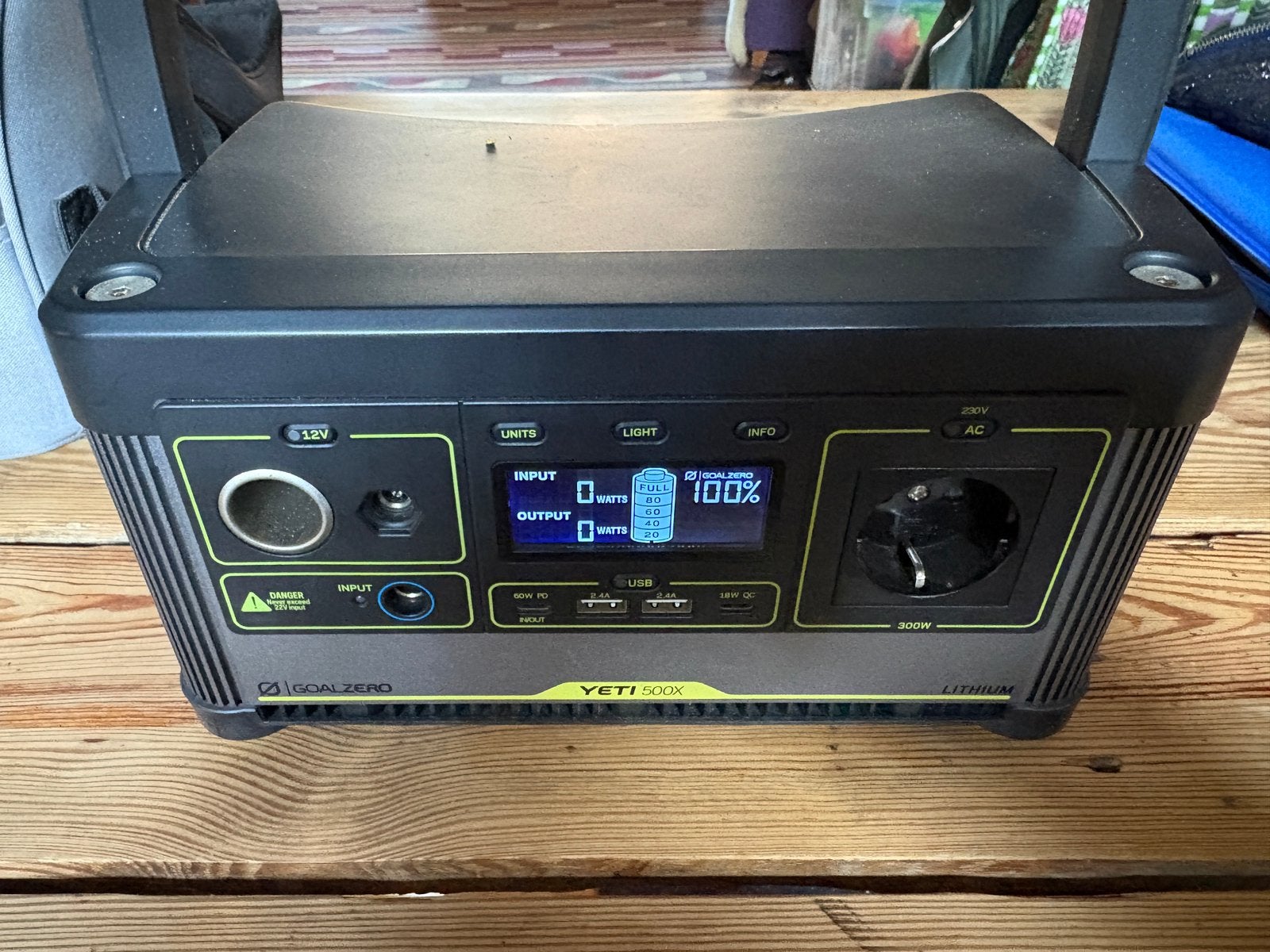 Goal Zero Yeti 500X Lithium Power Station, Télécoms, Enlèvement, Utilisé