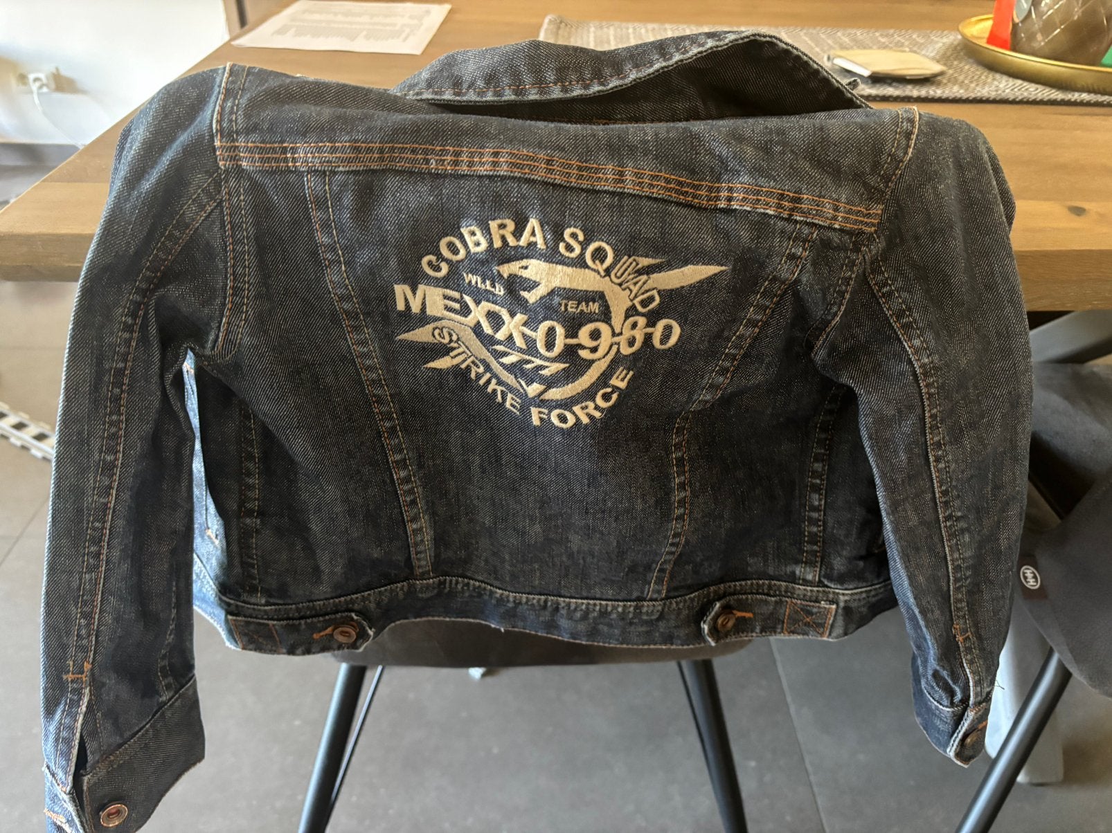 Mooie Mexx jeansvest jongens, Enfants & Bébés, Vêtements enfant | Taille 110, Enlèvement, Comme neuf, Garçon