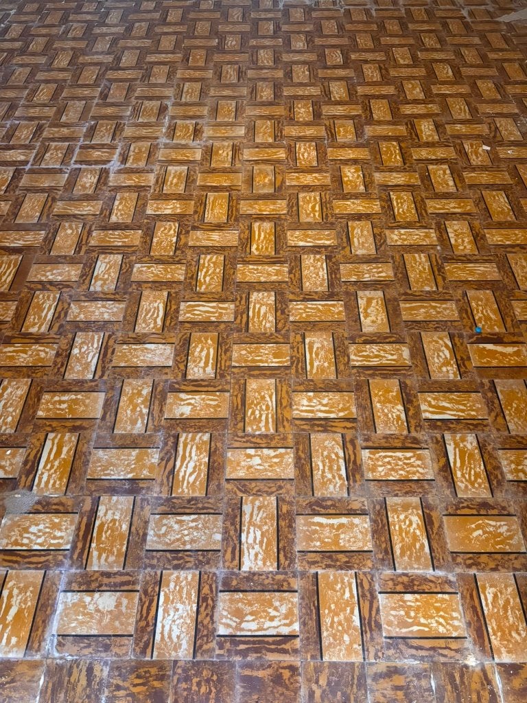 oude vloertegels, Ophalen, Gebruikt, Keramiek, Vloertegels
