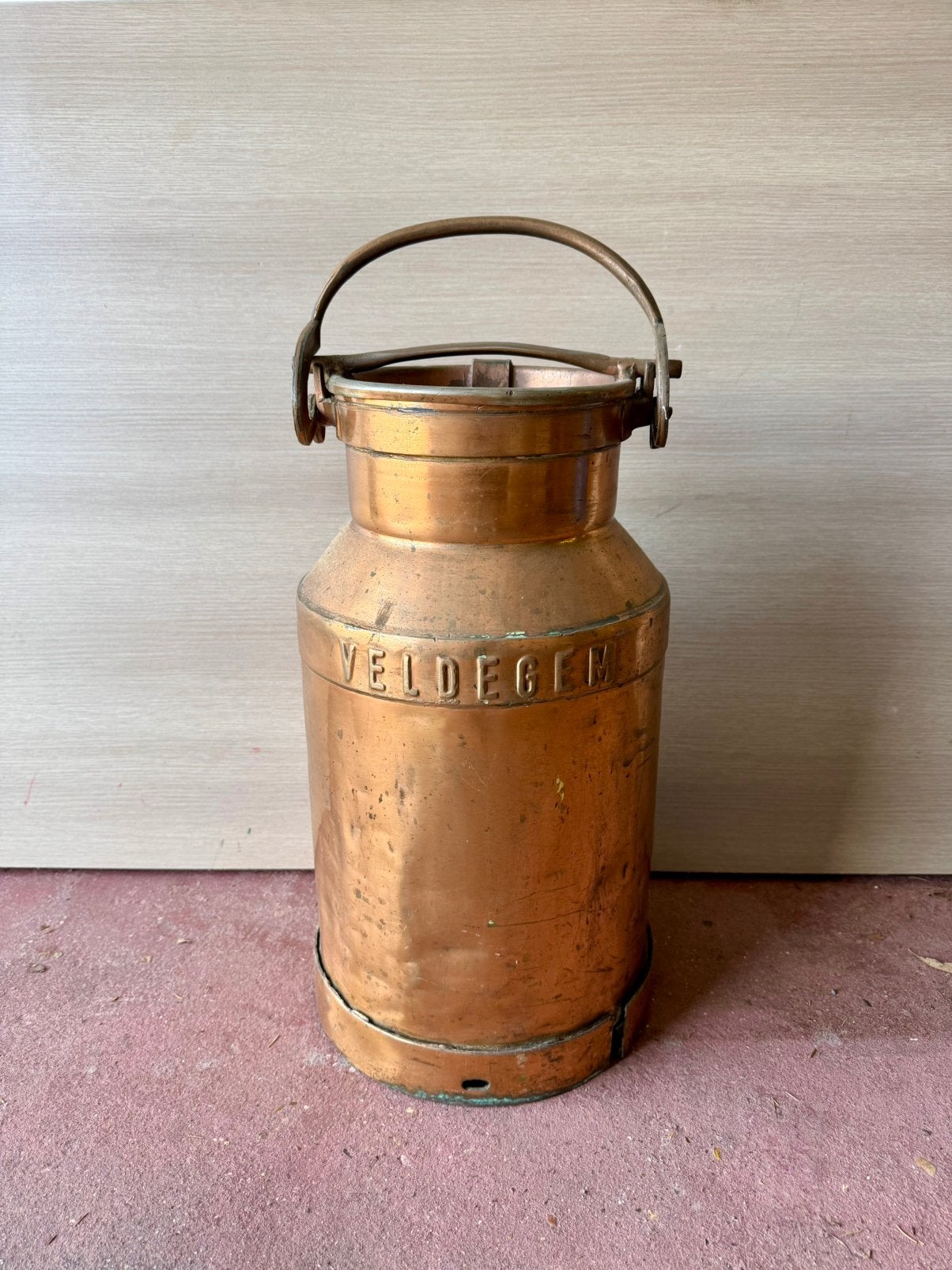 Pot à lait en cuivre antique « Veldegem » (55 cm) — Déco, Enlèvement, Cuivre