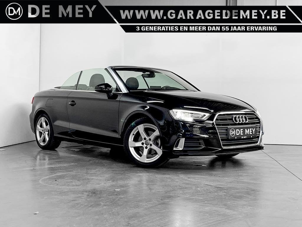Audi A3 Cabriolet A3 Cabriolet 35 TFSI ACT Sport (EU6d-TEMP), Auto's, Cabriolet, Zwart, Bedrijf, Handgeschakeld