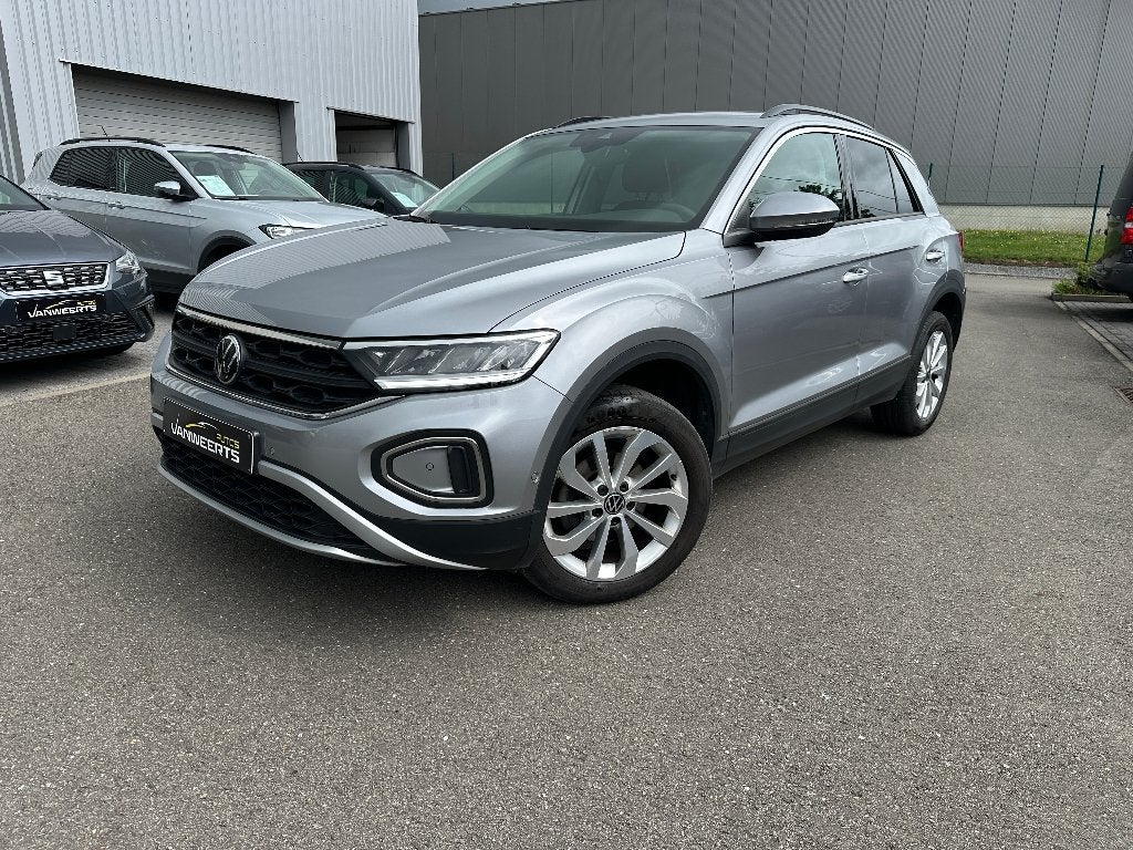 Vw T-Roc, 1.0 TSI, CARPLAY-ANDROID/ CAMERA/ ACC/SENSOREN 360, Autos, Volkswagen, Argent ou Gris, Entreprise, Boîte manuelle, 5 places