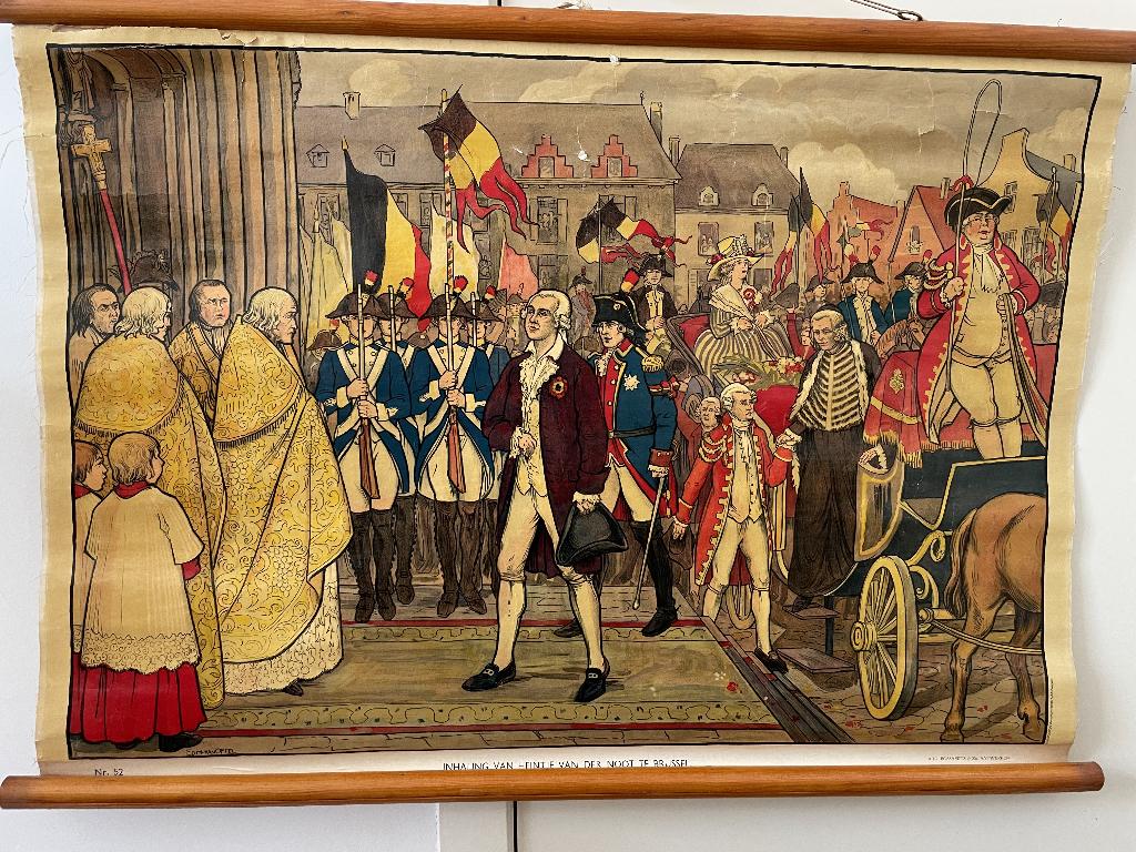 Schoolprent Geschiedenis - Heintje van der Noot, Ophalen of Verzenden