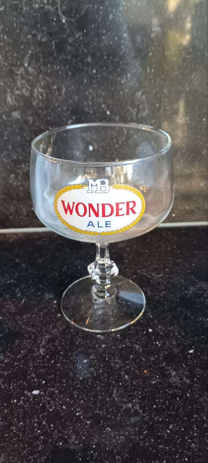 oud bierglas Wonder Ale. br. Moortgat duvel Breendonk, Verzamelen, Ophalen of Verzenden, Bierglas