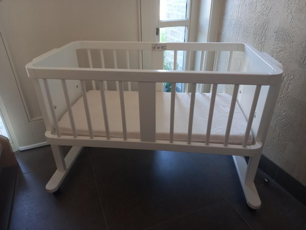 Witte houten cosleeper Geuther, Enlèvement, Utilisé, Lit